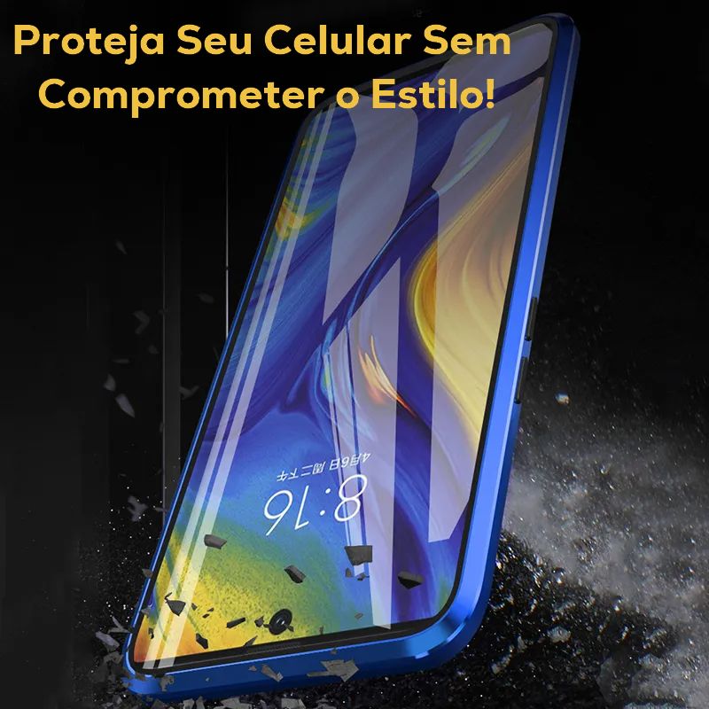 Capa para Samsung Galaxy Transparente Magnética Dupla Face