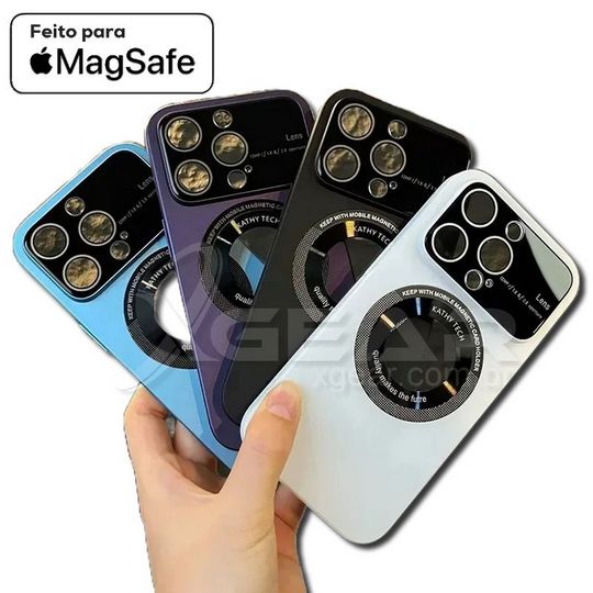 Case Magsafe Luxuoso para iPhone