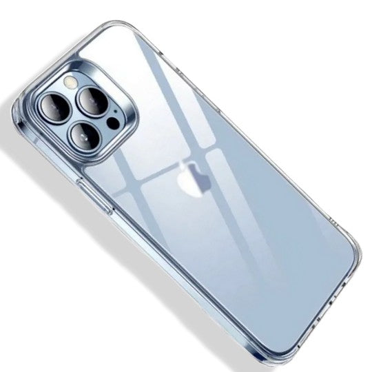 Capa Acrílica Transparente Anti Impacto Para iPhone