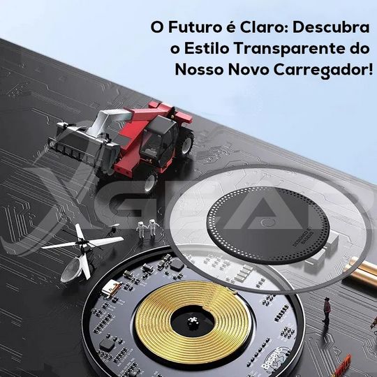 Carregador Turbo 15W Sem Fio