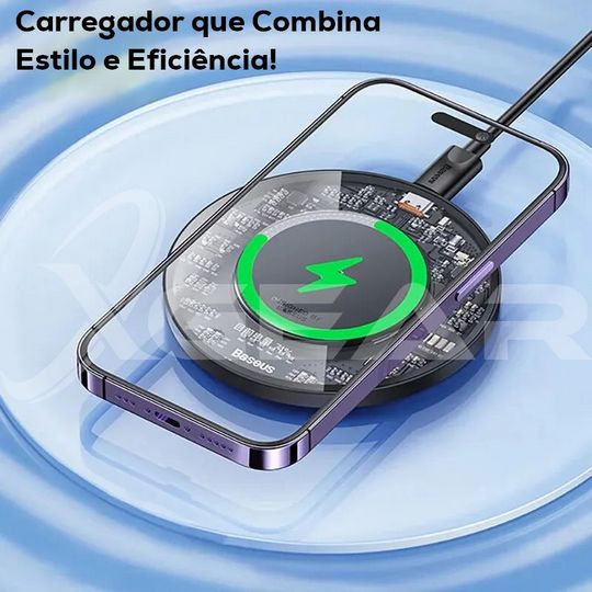 Carregador Turbo 15W Sem Fio