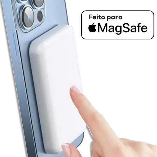 Carregador Por indução Portátil Sem Fio Magsafe