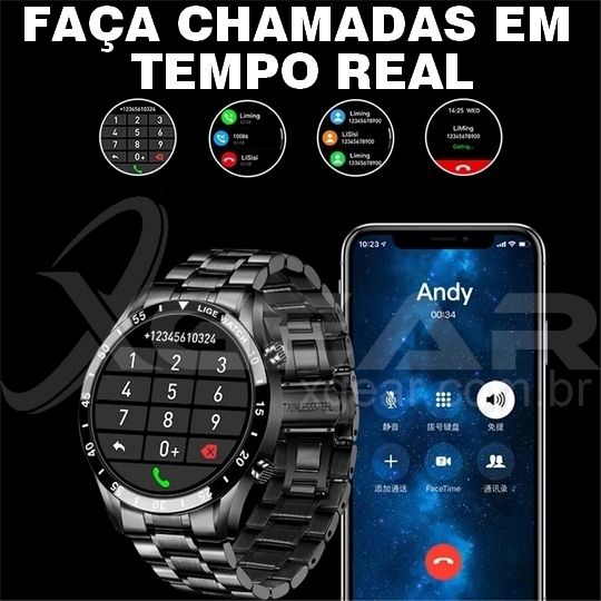 SmartWatch Titanium: O Smartwatch Definitivo para Homens Ativos