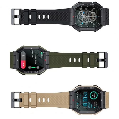 Smartwatch SX23 Design Militar de Alta Resistência