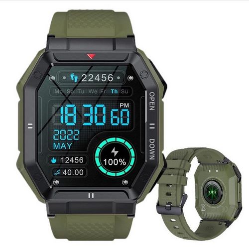 Smartwatch SX23 Design Militar de Alta Resistência