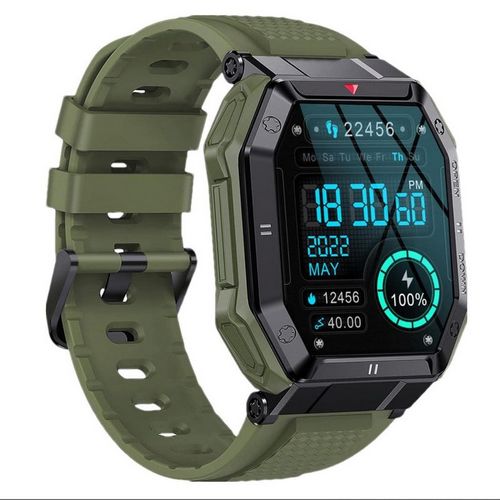 Smartwatch SX23 Design Militar de Alta Resistência