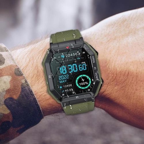 Smartwatch SX23 Design Militar de Alta Resistência