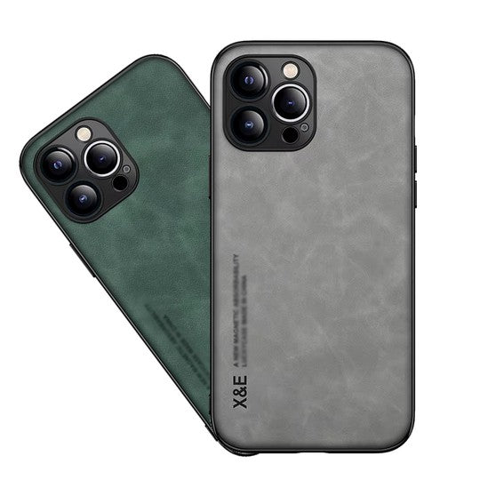 Capas Premium de EcoCouro XGear para iPhone (13–17)