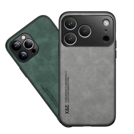 Capas Premium de EcoCouro XGear para iPhone (13–17)