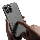 Capas Premium de EcoCouro XGear para iPhone (13–17)