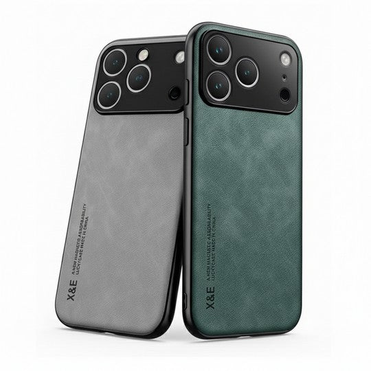 Capas Premium de EcoCouro XGear para iPhone (13–17)
