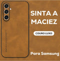 Case Elegance em Couro para Samsung Galaxy