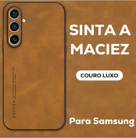 Case Elegance em Couro para Samsung Galaxy