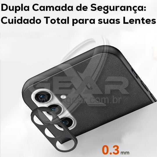 Case Elegance em Couro para Samsung Galaxy