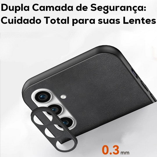 Case Elegance em Couro para Samsung Galaxy