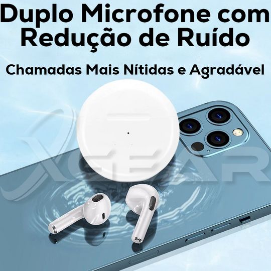 Sonic Pro 6 Fones de Ouvido Sem Fio TWS Bluetooth Mini Pods