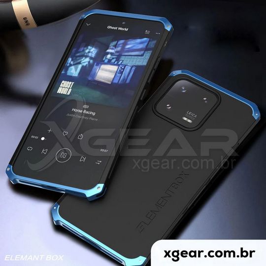 Capa para Celular MaxPro para iPhone com Reforço em Liga de Alumínio: Design Exclusivo e Durabilidade Premium