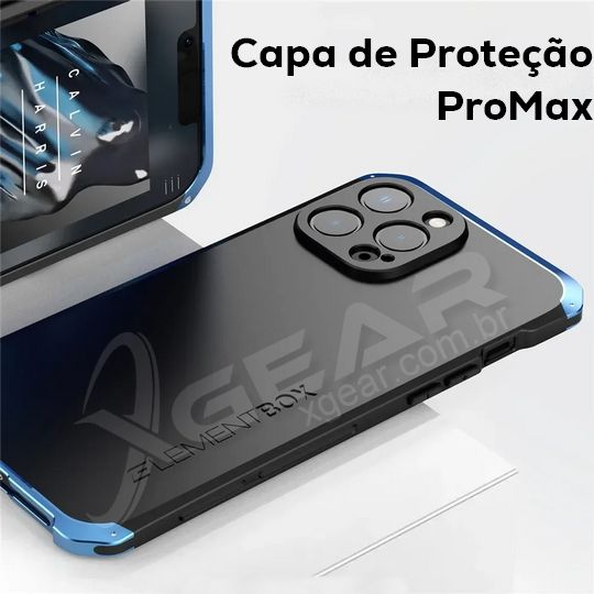 Capa MaxPro para iPhone com Liga de Alumínio: Design e Durabilidade Superior