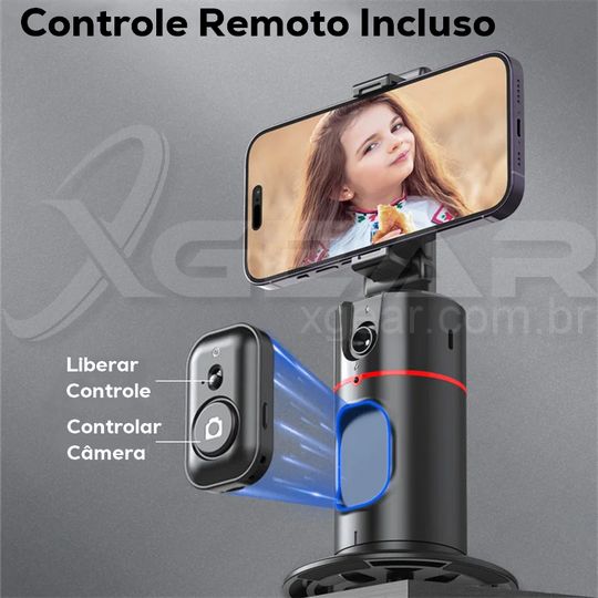 Vision360: Suporte para Celular Inteligente com Rastreamento Facial