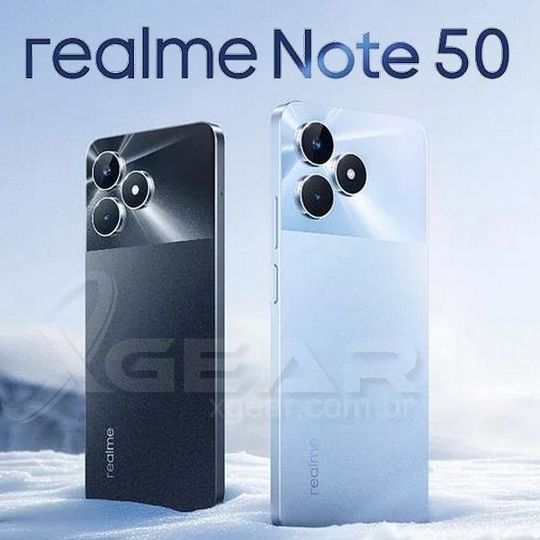 Realme Note 50: Ultrafino, Resistente e Poderoso - Original(Capinha e Película de Brinde)