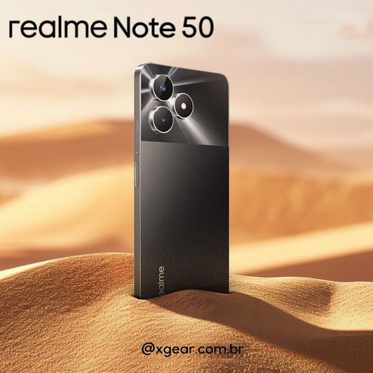 Realme Note 50: Ultrafino, Resistente e Poderoso - Original(Capinha e Película de Brinde)