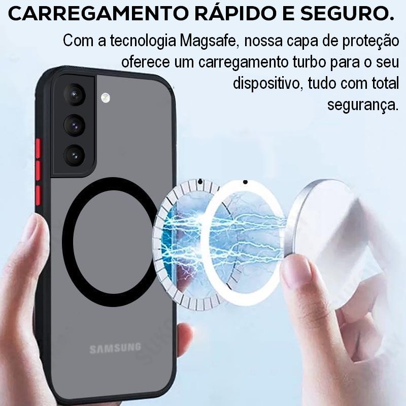 Capa Amadura LUXO para Samsung Galaxy à Prova de Choque